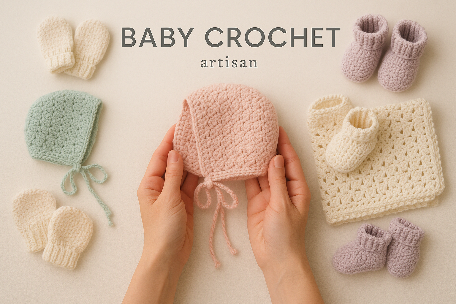 Juste des bonnet, moufles, chaussons, et couvertures si tu veut innover mais pas d’autres types de vêtements 